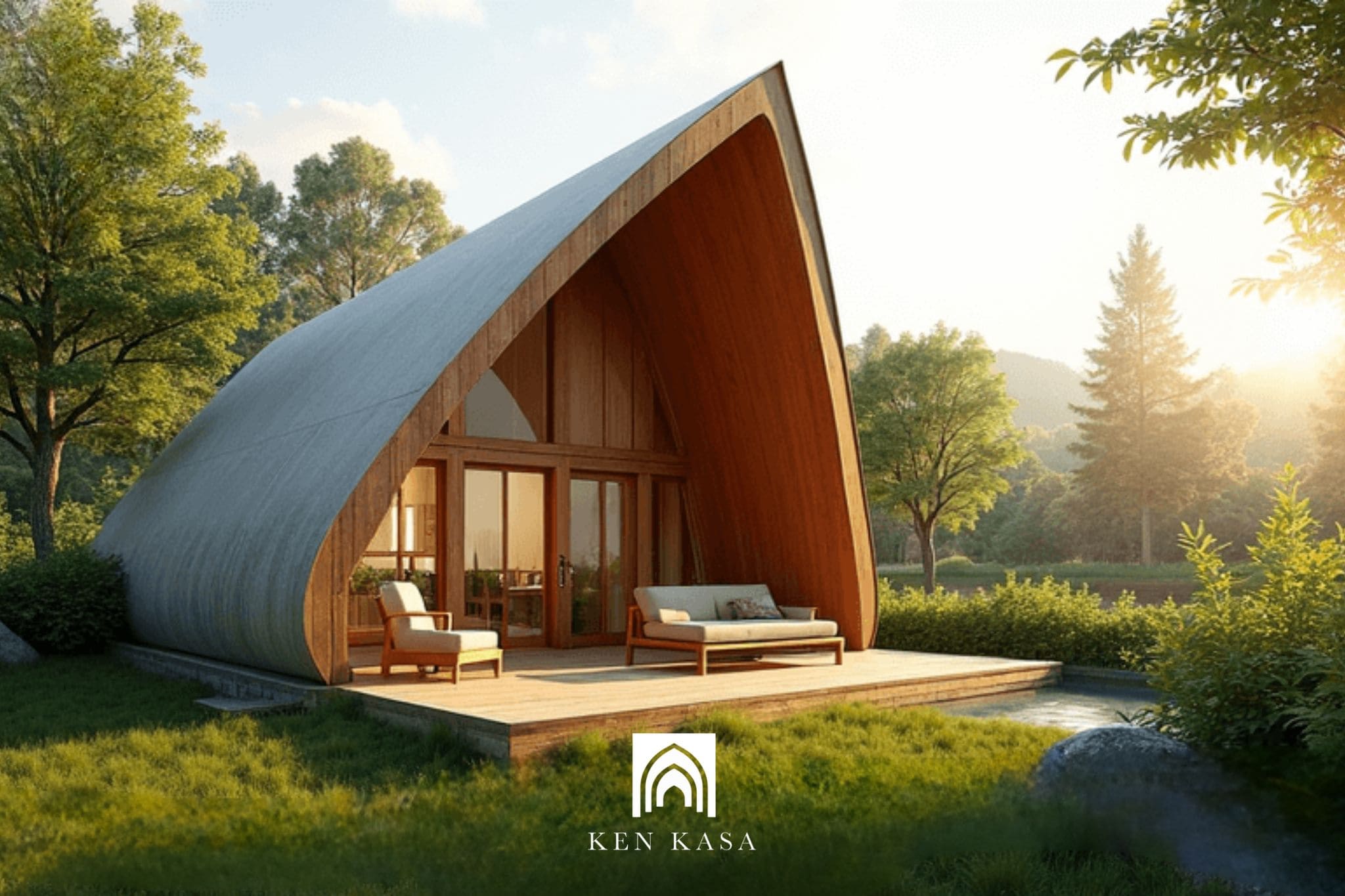 Mẫu thiết kế bungalow c&aacute;nh buồm